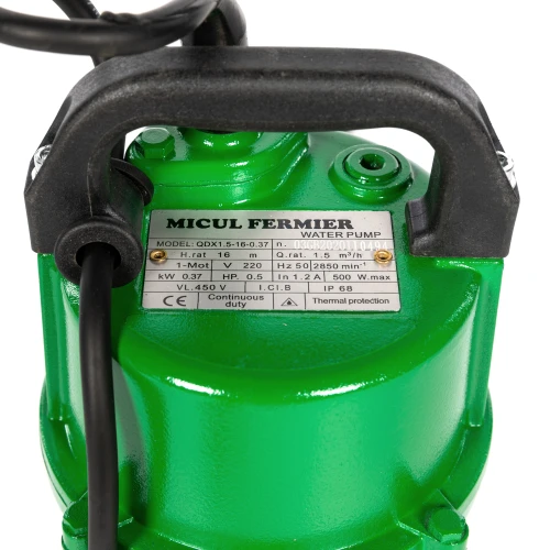Pompa apa submersibila QDX-16M 0,37kW fara plutitor MF