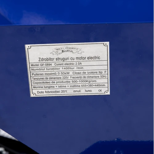 Zdrobitor struguri electric  Micul Fermier