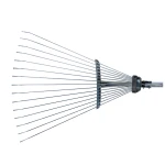 Grebla metalica reglabila pentru frunze, cu coada