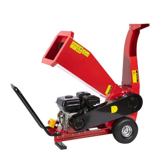 Tocator pentru crengi si vita de vie Micul Fermier, 76mm, motor benzina 6.5CP pentru rumegus