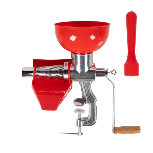 Masina de tocat rosii Micul Fermier din aluminiu, cu sita