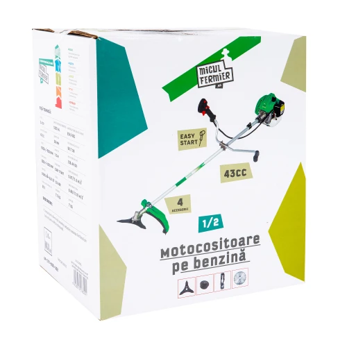 Motocositoare pe benzina 3.4CP cu 4 accesorii si pornire rapida