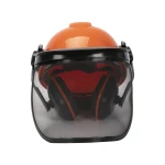 Casca cu viziera protectie din plasa si antifoane