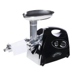 Masina de tocat carne, 1400W, 90Kg/h, neagra, cu 3 site
