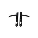 Broasca cu butuc si silduri NEAGRA pentru usa (yala)