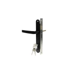 Broasca cu butuc si silduri NEAGRA pentru usa (yala)