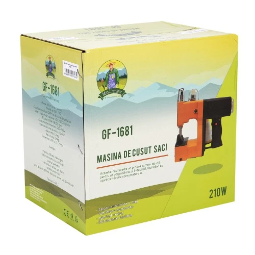 Masina de cusut saci Micul Fermier GF-1681, 210 W, portabila, 220 V