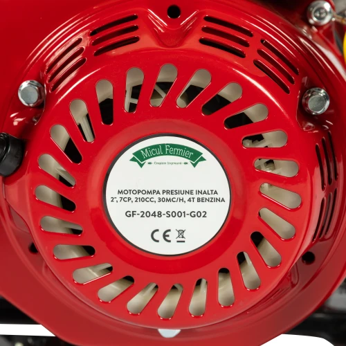 Motopompa Micul Fermier 7cp 210cc, benzina 4t, racord 2", debit 30000l/h