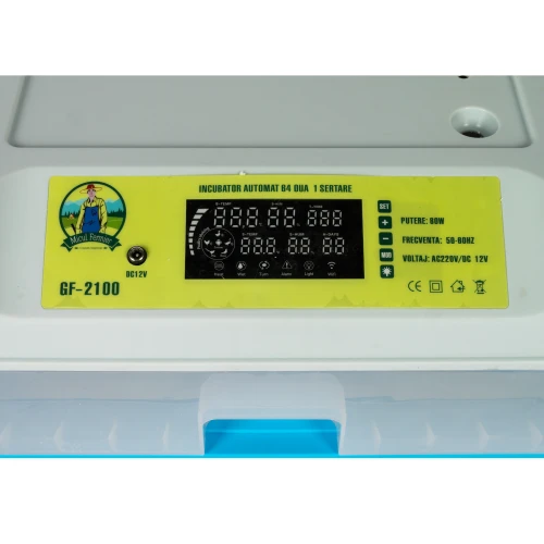 Incubator electric Micul Fermier capacitate 64 oua