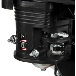 Tocator pentru crengi Micul Fermier, 100mm, motor benzina 15CP, pornire electrica, alimentare verticala, pentru rumegus