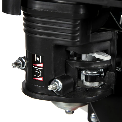 Tocator pentru crengi Micul Fermier, 100mm, motor benzina 15CP, pornire electrica, alimentare verticala, pentru rumegus