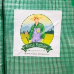 Solar/Sera  Micul Fermier 8x4x2.5m , polietilena, densitate 140g/mp UV4