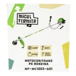 Motocositoare Micul Fermier 2.5CP, 52CC, motor benzina 2T, pornire rapida, 3 accesorii, tija 28mm