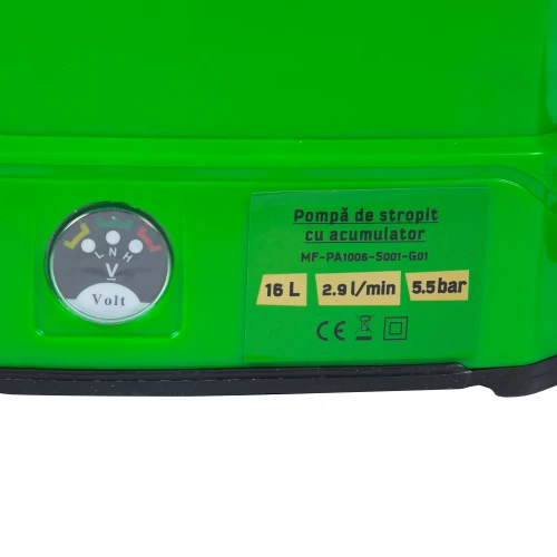 Pompa de stropit cu acumulator, Micul Fermier 16L