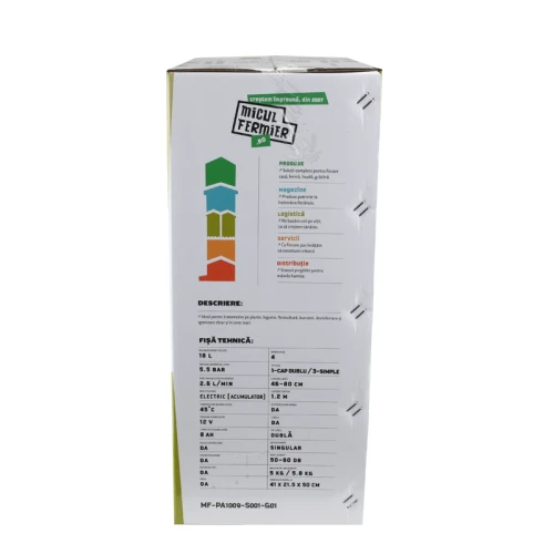 Pompa de stropit MF Pandora 18L cu acumulator