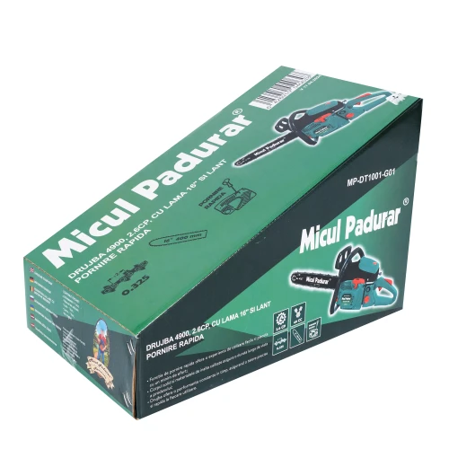 Drujba Micul Padurar 4900,  2.6CP, o lama 16'', un lant,  pornire rapida