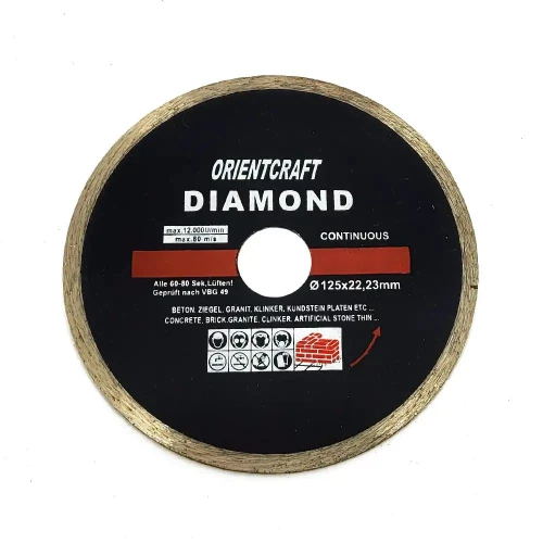 DISC DIAMANTAT SEGMENT CONTINUU 1001.04 125MM