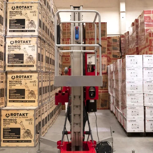 Nacelă electrică, înălțime de lucru 10m, fară propulsie