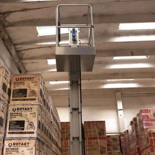 Nacelă electrică, înălțime de lucru 10m, fară propulsie