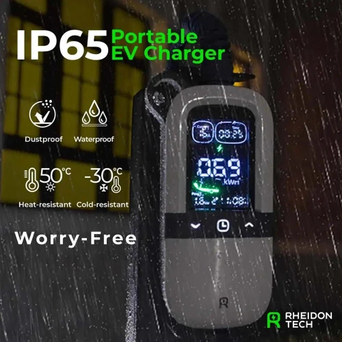 Incarcator portabil PC200 pentru masini electrice conector type 2 3,6kW 6-16A reglabil 230V 6m cablu de incarcare