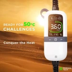 Incarcator portabil PC200 pentru masini electrice conector type 2 3,6kW 6-16A reglabil 230V 6m cablu de incarcare