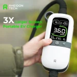 Incarcator portabil PC280 pentru masini electrice conector type 2 7,2kW 6-32A reglabil 230V 6m cablu de incarcare