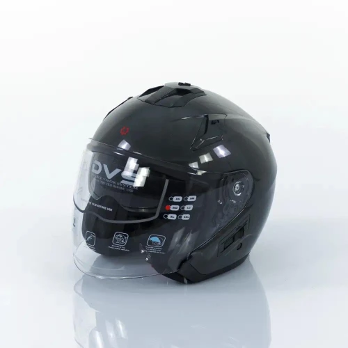 Casca Motocicleta, Scuter, Triciclu,  Rotakt OP12, ABS, Certificare ECE.R22.06, Gri, Marime M