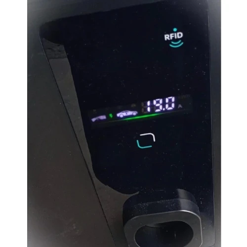 Stația de încărcare pentru vehicule electrice EVD02-07RD 230V/50Hz 8A-32A reglabil in trepte conector tip 2 comanda RFID si aplicatie