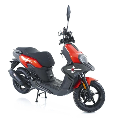 Scuter Rotakt Adventure Rosu-Gri 49 cmc, 2.2kW, Euro 5, Benzină, Viteză Maximă 45km/h
