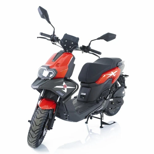 Scuter Rotakt Adventure Rosu-Gri 49 cmc, 2.2kW, Euro 5, Benzină, Viteză Maximă 45km/h
