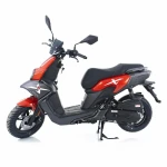 Scuter Rotakt Adventure Rosu-Gri 49 cmc, 2.2kW, Euro 5, Benzină, Viteză Maximă 45km/h