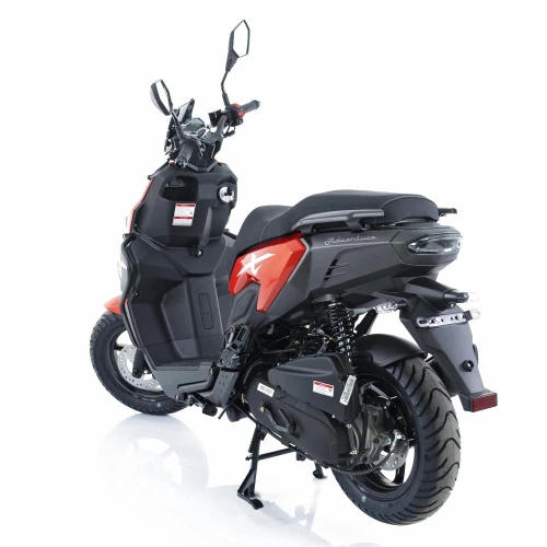Scuter Rotakt Adventure Rosu-Gri 49 cmc, 2.2kW, Euro 5, Benzină, Viteză Maximă 45km/h