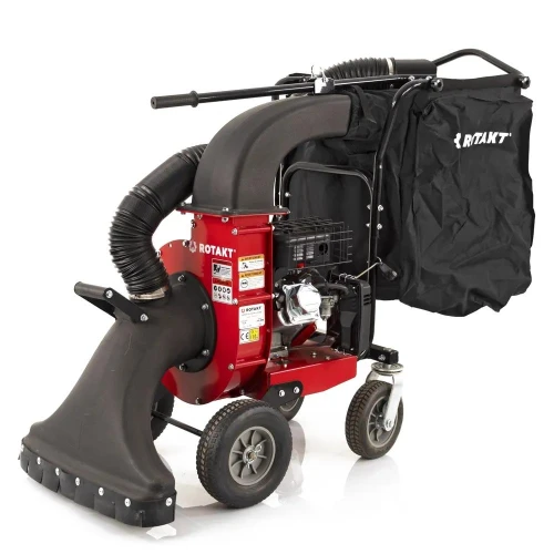 Aspirator de Frunze şi Resturi Vegetale Rotakt ROAF-08 Sac Colector cu Capacitate de 175 de litri, motor Rato