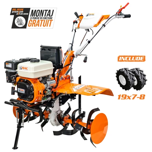 Motosapatoare dac 185pro + roti cauciuc 19x7-8