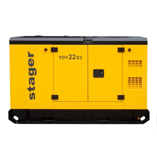 Stager YDY22S3 Generator insonorizat 22kVA, 29A, 1500rpm, trifazat, diesel