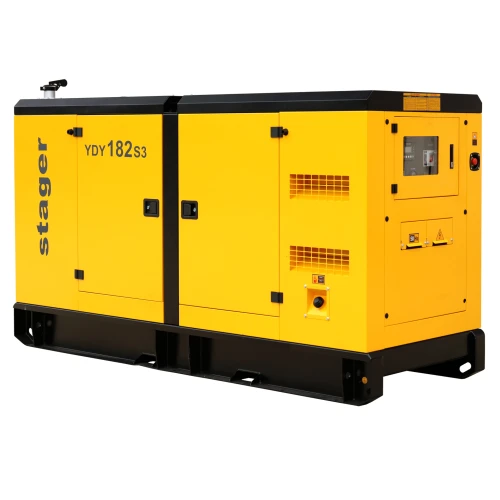 Stager YDY182S3 Generator insonorizat 182kVA, 238A, 1500rpm, trifazat, diesel