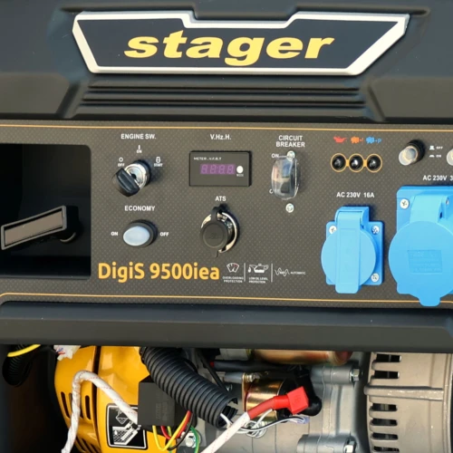 Stager DigiS 9500iea Generator digital invertor open-frame 9.5kW, monofazat, benzina, optional automatizare