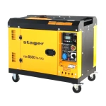 Stager YDE8600TA-TA3 Generator insonorizat 7.5kVA, 3000rpm, dual, diesel, pornire electrica