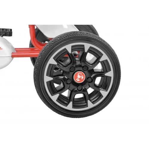 Kart cu pedale HECHT Abarth White