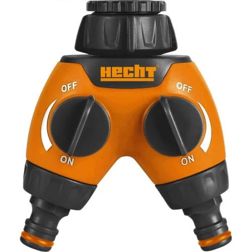 Adaptor Hecht 08104 cu doua cai de conectare si opritoare