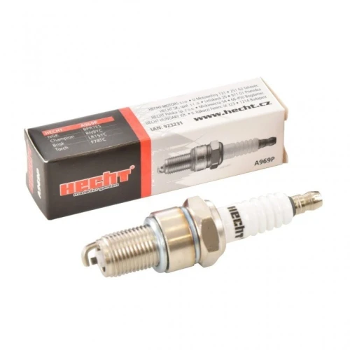Bujie pentru drujbe HECHT A969P 746001076, pentru motoare in 4 timpi