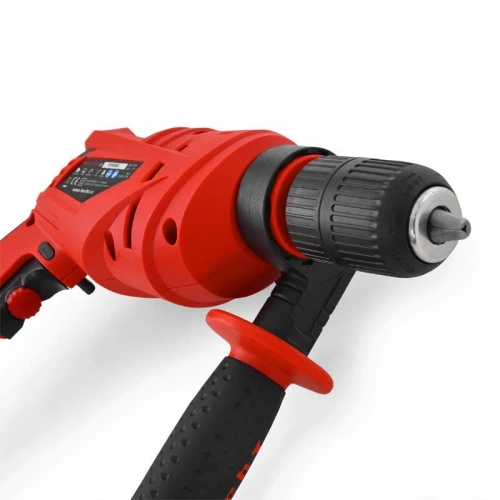 Masina de gaurit cu percutie HECHT 1072, putere motor 900 W, 3000 rpm, deschidere maxima mandrina 13 mm