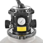 Dispozitiv pentru filtrarea nisipului HECHT 302016, putere 550 W, debit apa 7.9 mc/h