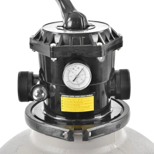 Dispozitiv pentru filtrarea nisipului HECHT 302016, putere 550 W, debit apa 7.9 mc/h