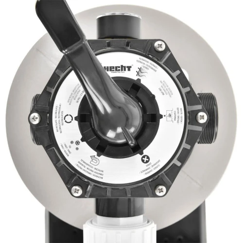 Dispozitiv pentru filtrarea nisipului HECHT 302016, putere 550 W, debit apa 7.9 mc/h