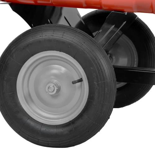 Remorca pentru transport HECHT 53080, compatibila si cu tractoarele de gazon, capacitate incarcare 300 kg