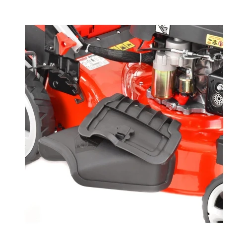 Masina de tuns iarba cu motor pe benzina, autopropulsata, HECHT 547 SWE 5 in 1, 3.7 CP, 2.7 kW, 150 CC, latime de lucru 46 cm, cos colector 55 l