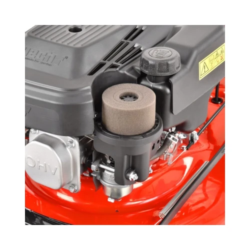 Masina de tuns iarba cu motor pe benzina, autopropulsata, HECHT 547 SWE 5 in 1, 3.7 CP, 2.7 kW, 150 CC, latime de lucru 46 cm, cos colector 55 l
