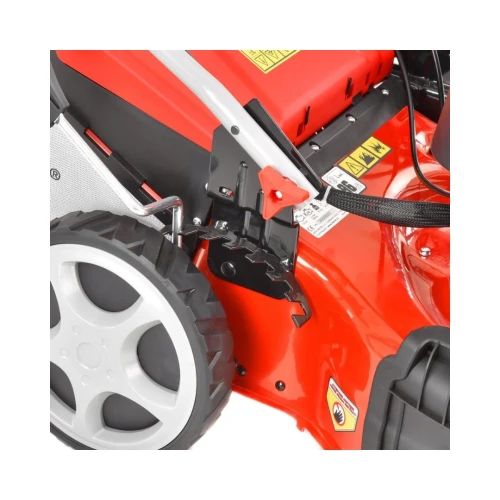 Masina de tuns iarba cu motor pe benzina, autopropulsata, HECHT 547 SWE 5 in 1, 3.7 CP, 2.7 kW, 150 CC, latime de lucru 46 cm, cos colector 55 l