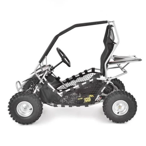 Masinuta pentru copii Buggy HECHT 54899 Silver, acumulator 36 V, 12 Ah, viteza maxima 30 km/h, greutate maxima 54 kg, argintiu